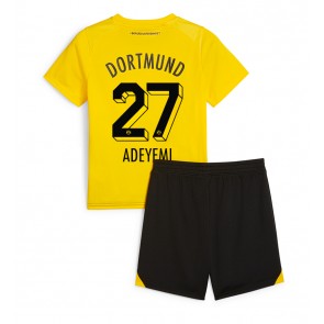 Borussia Dortmund Karim Adeyemi #27 Domaci Dres za Dječji 2023-24 Kratak Rukavima (+ kratke hlače)